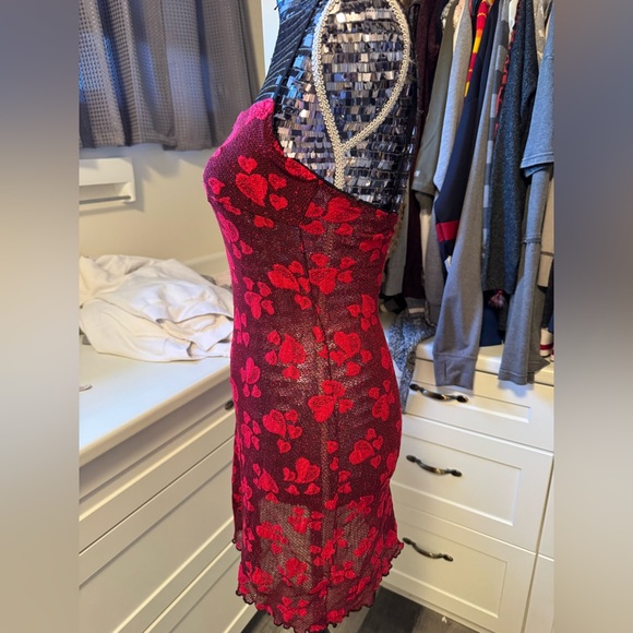 3/$30 Hanna sleepwear red hearts nightie set - Picture 2 of 8